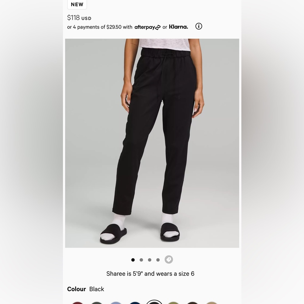 Black Lululemon pants